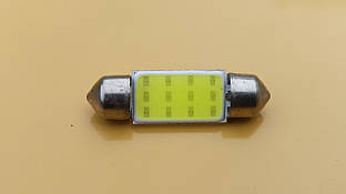 Світлодіод салонний суцільне світло білий 1 шт 36 мм