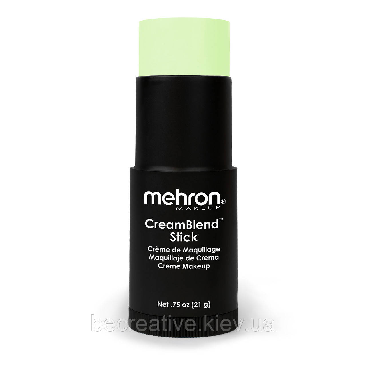 Тональний крем у стику для обличчя та тіла «CreamBlend stick» Mehron (відтінок Pastel Green)