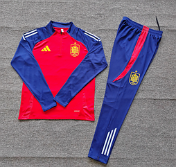 Дитячий спортивний футбольний костюм збірна Іспанія kids 24-25 long sleeve tracksuit