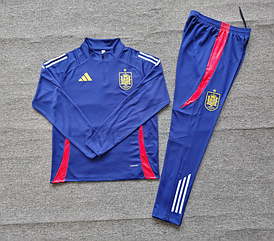 Дитячий спортивний футбольний костюм збірна Іспанія kids 24-25 long sleeve tracksuit