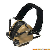 Активні навушники EARMOR M31 MOD4 тактичні стрільці з шумозаглушенням для стрільців мисливців армії