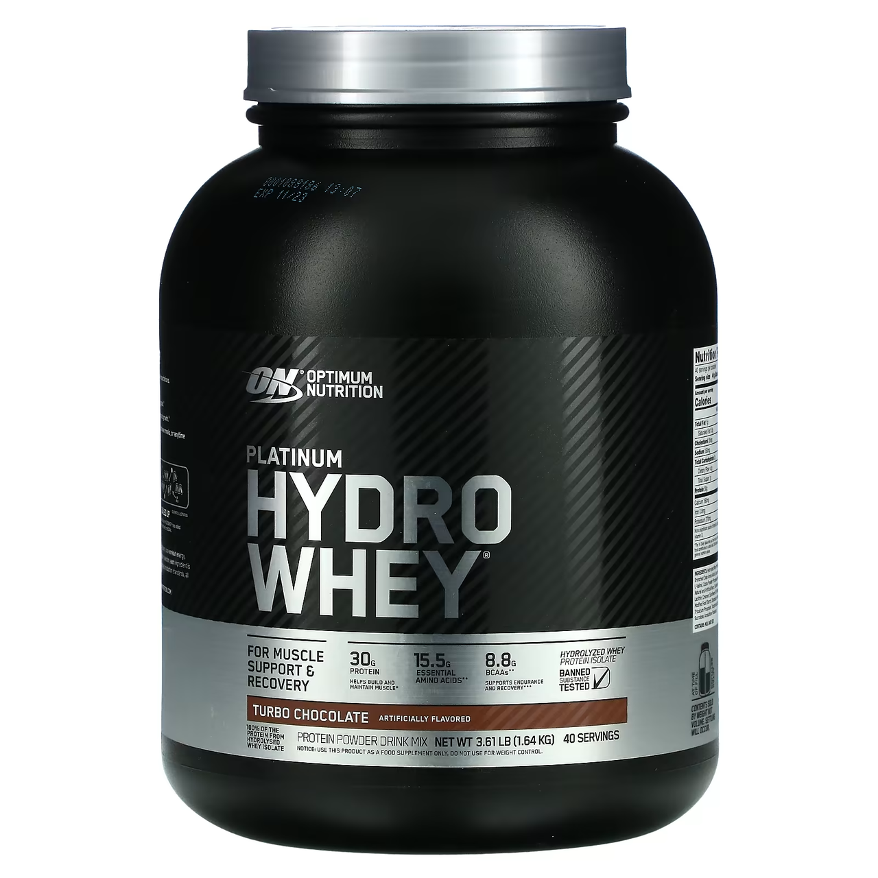Optimum Nutrition Platinum HydroWhey 1590 g Turbo Chocolate