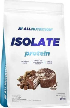 Сиворотковий ізолят All Nutrition Isolate Protein 908 г тірамісу, фото 1