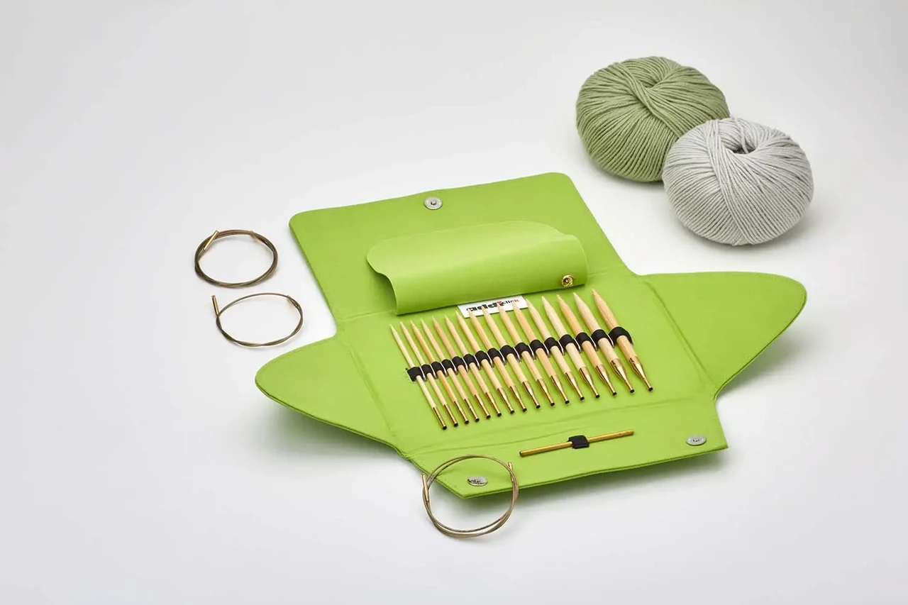 Набір Addi Click Nature Bamboo/Адді Клік Натур Бамбук У Чохлі, 550-2
