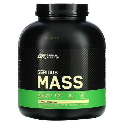 Гейнер Optimum Nutrition Serious Mass 2,72 kg Strawberry, фото 1
