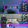 Світлодіодне освітлення з пультом RGB Bluetooth USB 15м BJ-5VRGB15 15м, фото 4