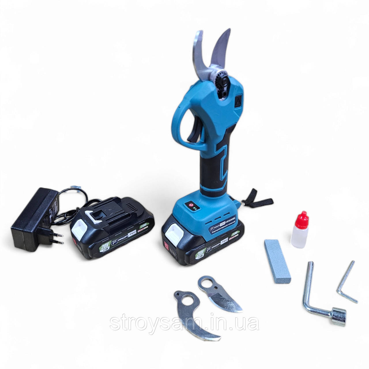Секатор акумуляторні Profi-Tec HES 20 BL Німеччина