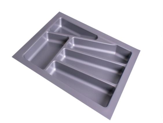 Лоток для столового приладдя VERSO-2 400 СІРИЙ 000043099, фото 1