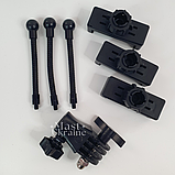 Кільцева RGB LED лампа для селфі з тримачем на 3 телефони та кріпленням під штатив Soft Ring Light -MJ-45., фото 9