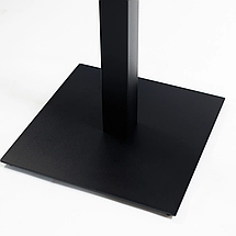 Стіл Tetra light 60*60 см чорний метал/дуб ДСП (текстура) TM Lovko, фото 6
