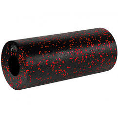 Масажний ролик (роллер) гладкий PowerPlay PP-4346 Mini EPP Foam Roller Чорно/Червоний (15x5,3см.)
