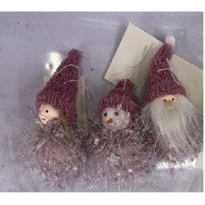 Фігурка-підвіска новорічна "Santa&Co" 8см M48075-1, фото 1