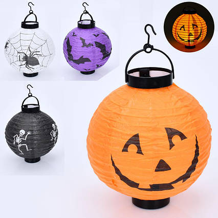 Ліхтарик Хелловін/Halloween, куля, 4 види FG240308030Q
