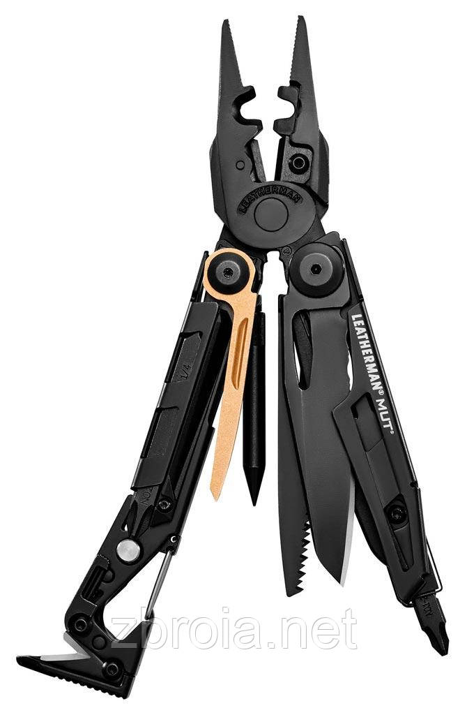 Мультиінструмент LEATHERMAN MUT EOD black, чохол Molle (олива), картонна коробка (833119) 4008964