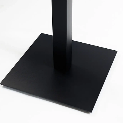 Стіл Tetra light 70*70 см чорний метал/білий ДСП (текстура) TM Lovko, фото 2