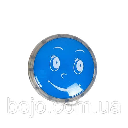 Іграшка Yo-Yo Смайлик, що світиться, 5,5х3 см, Синій, фото 3