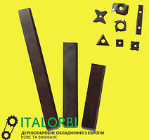 Фуговальні та профільні ножі