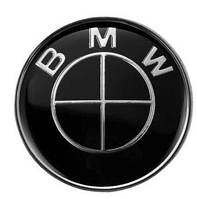 BMW Емблема на капот/кришку багажника діаметром 74мм/82мм колір чорний
