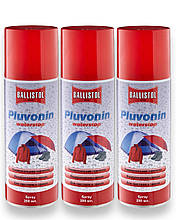 Водовідштовхувальне просочення Pluvonin спрей, 3шт по 200 мл