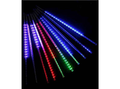 Гірлянда новорічна світлодіодна 8штLED мульті 50см зовнішня Таючі бурульки R96326-C ТМ STENSON FG