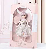 Лялька у сукні шарнірна Емма Fashion Doll у подарунковій коробці, фото 6