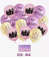 Набір повітряних куль (G)I-DLE G Idle Джі Айдл 18 штук кейпоп kpop фан для свята