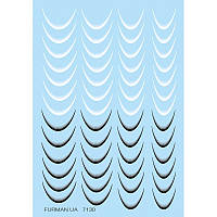 Наклейки для нігтів френч №7130