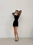 Жіночий вечірній комбінезон із шортами, фото 2