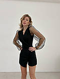 Жіночий вечірній комбінезон із шортами, фото 5