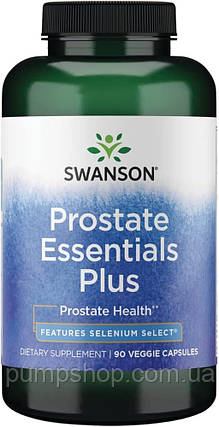 Вітаміни для підтримки простати Swanson Prostate Essentials Plus 90 капс., фото 1