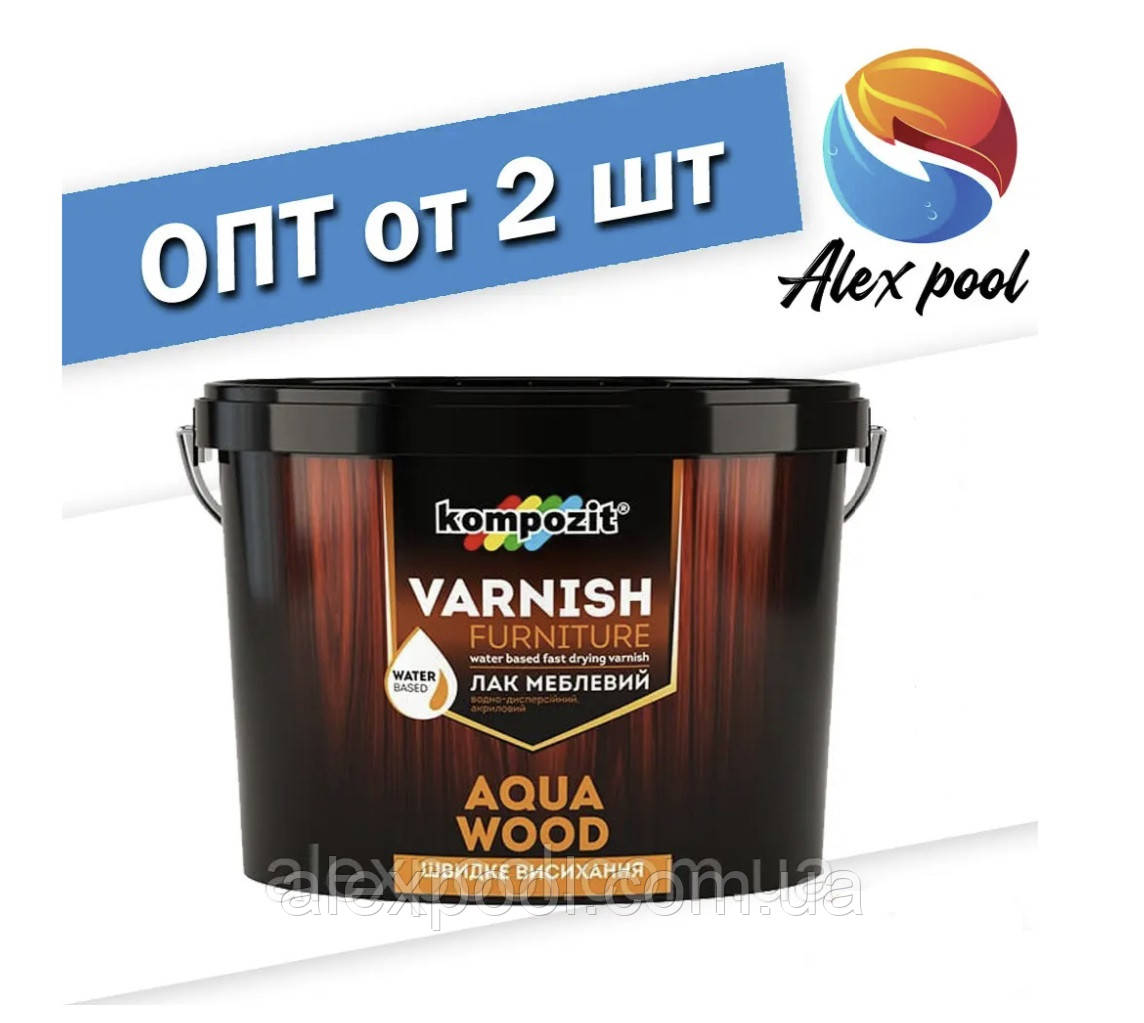 Kompozit AQUA WOOD - Лак меблевий без запаху, на водній основі