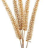 Новорічна декоративна гілочка "Сніжні іскри", золото, 93 см, фото 2