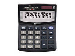 Калькулятор настільний Optima, 10 розрядів, розмір 125*100*27мм ТМ ECONOMIX