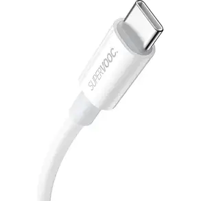 Кабель Baseus Superior Series (SUPERVOOC) Cable USB to Type-C 65W 2m CAYS001002 White, фото 3