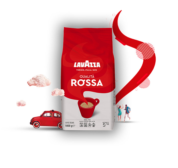 Кава в зернах Lavazza Qualita Rossa 1 кг