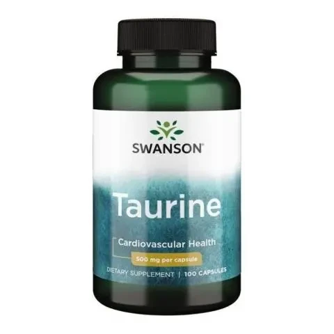 Амінокислота таурин Swanson Taurine 500 мг 100 капс.
