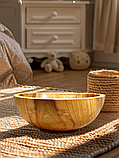 Дерев'яний салатник з черешні ручної роботи. Діаметр19см., фото 2