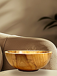 Дерев'яний салатник з черешні ручної роботи. Діаметр19см., фото 3