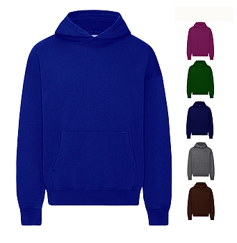 Однотонне худі оверсайз для друку моделі НМ1024 унісекс