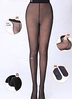 Колготи жіночі з ефектом "друга шкіра" 180Den 42-48р чорні