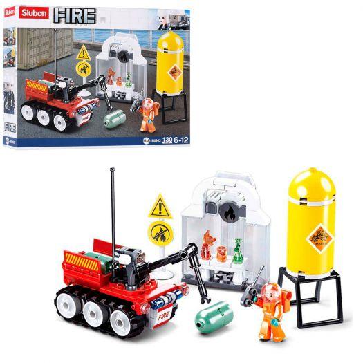 Конструктор SLUBAN M38-B0963 "Fire": Пожежна дрель, 130 деталей