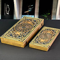 Нарди дерев'яні ручної роботи 68х32х8см подарункові, фото 9