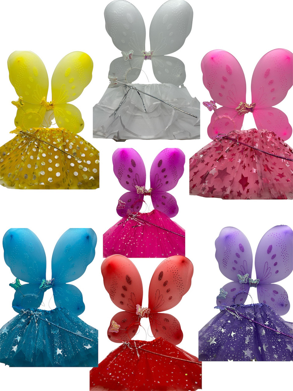 Набір костюм Метелика 7 кольорів., фото 1