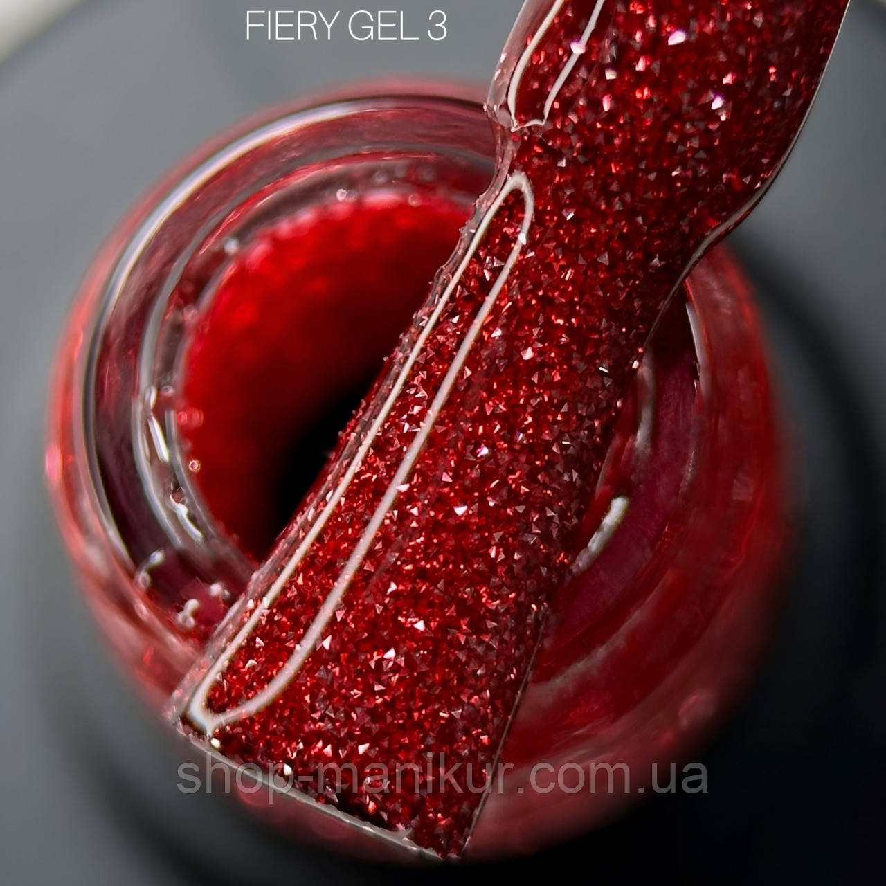 Гель-лак SAGA Fiery Gel №3 червоний 9 мл