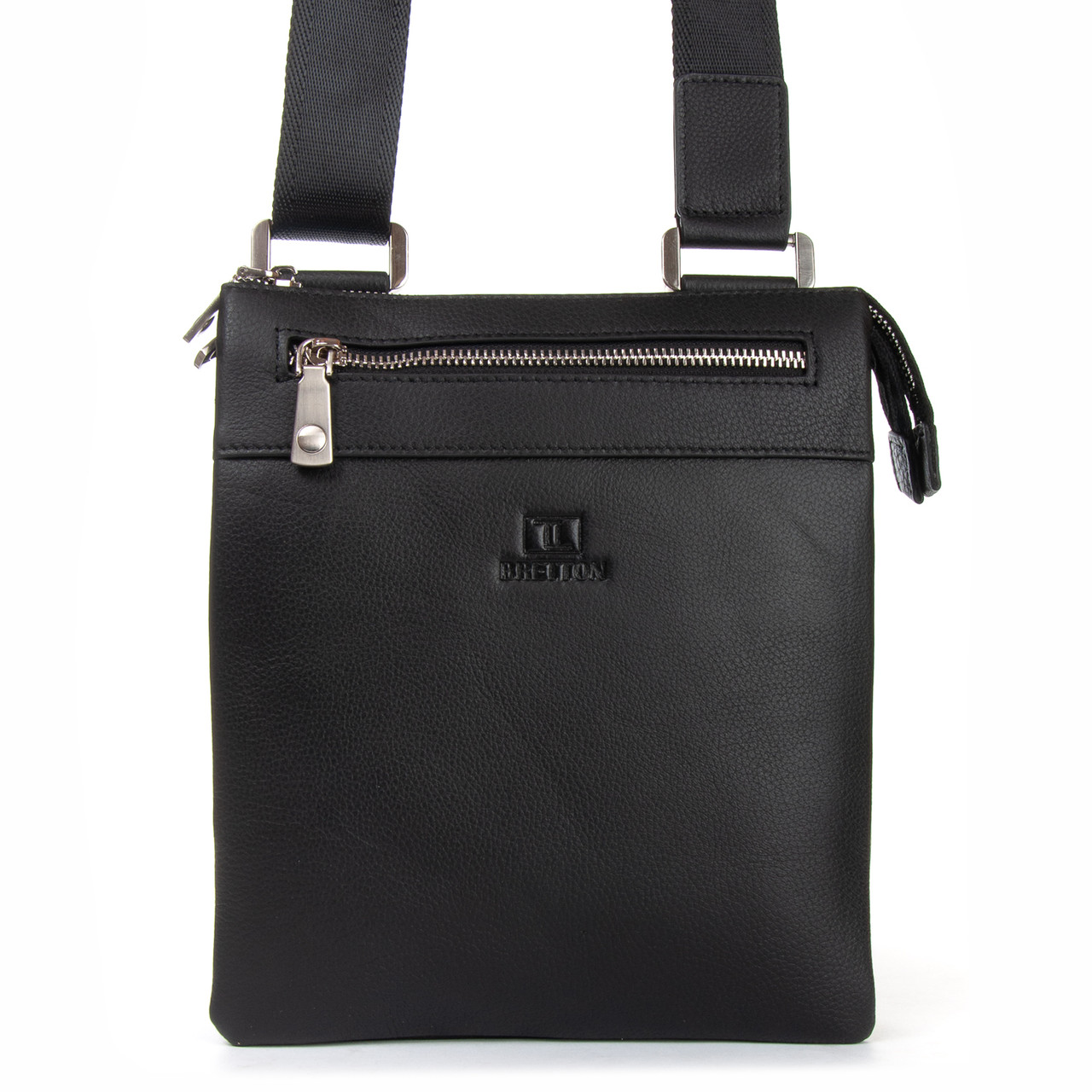 Сумка планшет чоловіча шкіряна BRETTON 5579-3 black, фото 1