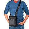 Сумка планшет чоловіча шкіряна BRETTON 5579-3 black, фото 7