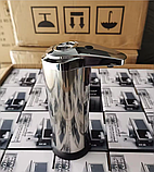 Сенсорний дозатор для рідкого мила піни настільний автоматичний 280мл безконтактний хромований, фото 8