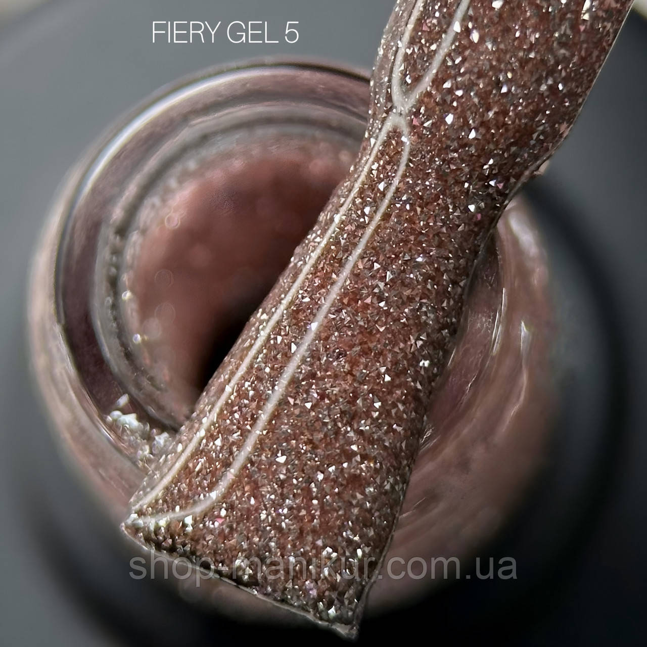 Гель-лак SAGA Fiery Gel №5 нюдовий 9 мл