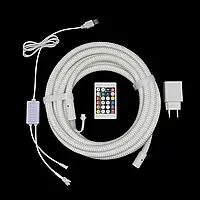 Готовий набір Круглої неонової стрічки PROLUM™ 5V; D13 ; 5M; RGB FULL COLOR, PRO