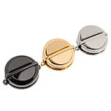 Замок для сумки ZM312-3 (46*38 мм), колір золото, фото 3